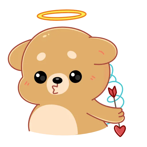 😈 Эмодзи «Cupid Bear» для Telegram