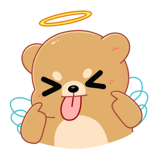 😝 Эмодзи «Cupid Bear» для Telegram