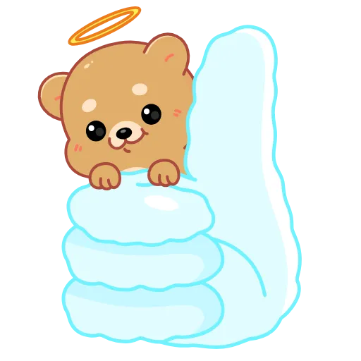 👍 Эмодзи «Cupid Bear» для Telegram