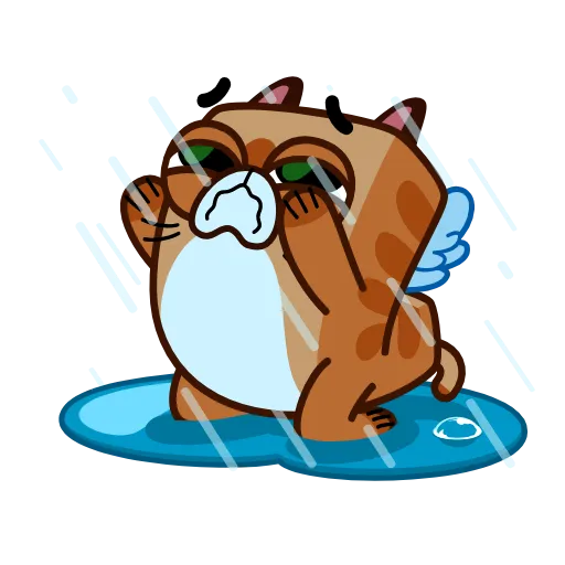 😭 Стикер «#Большой премиум стикер 😢» для Telegram