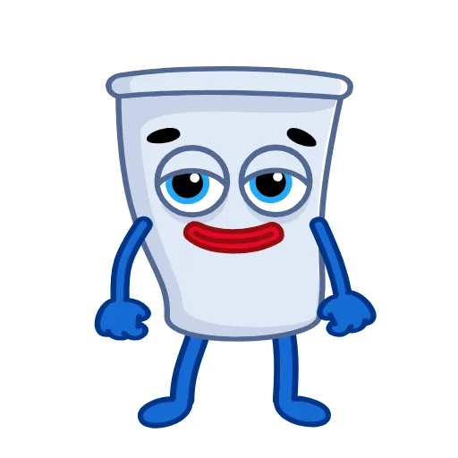 🥤 Эмодзи «Cup Man» для Telegram