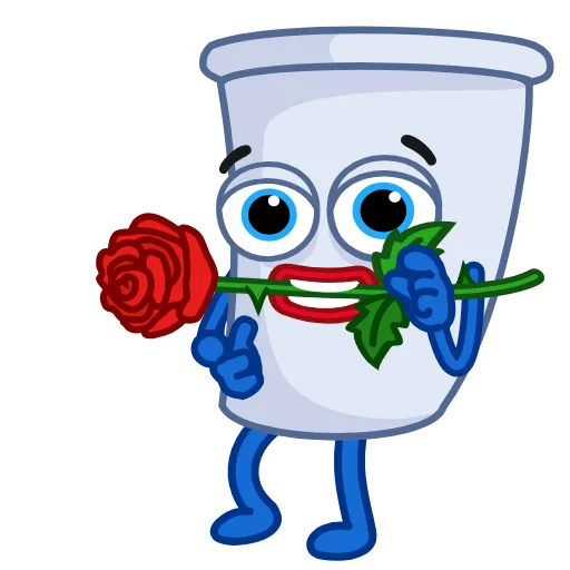 🥤 Эмодзи «Cup Man» для Telegram