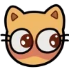 🥺 Эмодзи «🥺 Cursed cat - эмоджи курсед котики» для Telegram