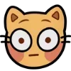 😳 Эмодзи «🥺 Cursed cat - эмоджи курсед котики» для Telegram