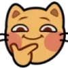 🤔 Эмодзи «🥺 Cursed cat - эмоджи курсед котики» для Telegram
