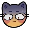 😰 Эмодзи «🥺 Cursed cat - эмоджи курсед котики» для Telegram