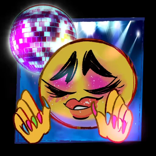 💃 Стикер «Face Emoji Animated» для Telegram