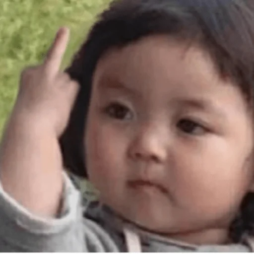 🖕 Стикер «Ullzangbaby» для Telegram