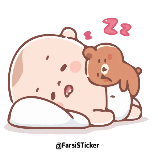 😴 Эмодзи «Cute Baby» для Telegram