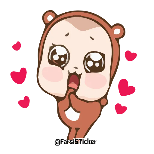 😍 Эмодзи «Cute Baby» для Telegram