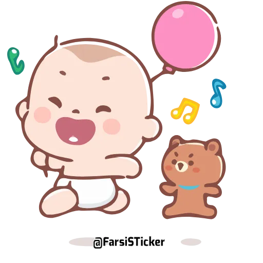 😊 Эмодзи «Cute Baby» для Telegram