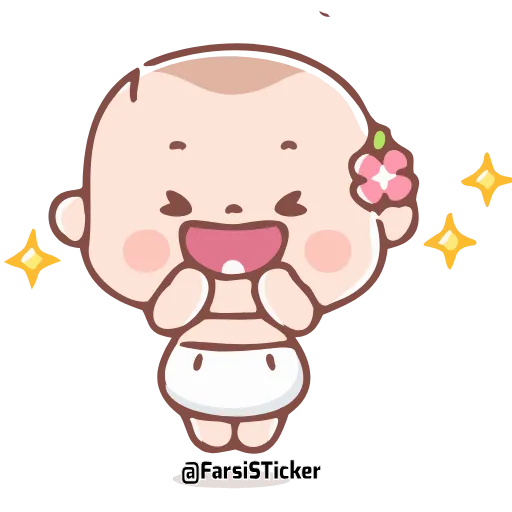 😀 Эмодзи «Cute Baby» для Telegram