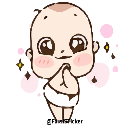 🕺 Эмодзи «Cute Baby» для Telegram