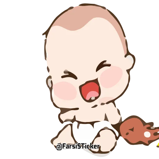 😂 Эмодзи «Cute Baby» для Telegram