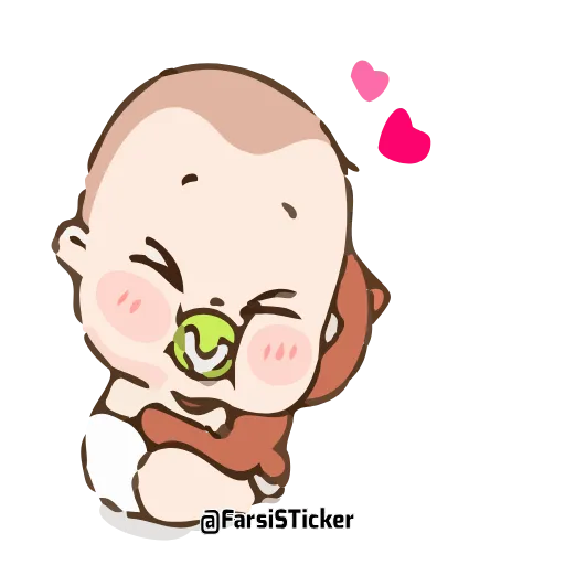 😍 Эмодзи «Cute Baby» для Telegram