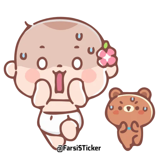 😱 Эмодзи «Cute Baby» для Telegram