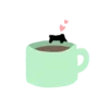 🐾 Эмодзи «૮ა Cute Black» для Telegram