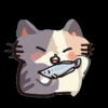 🐈 Эмодзи «Cute Cat Balls» для Telegram