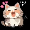 🐈 Эмодзи «Cute Cat Balls» для Telegram
