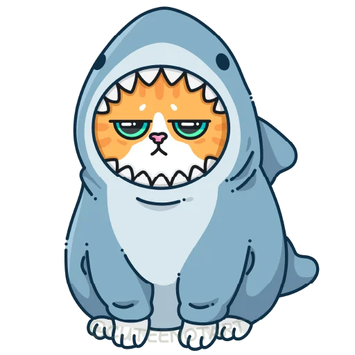🐱 Стикер «cute cat (no text)» для Telegram