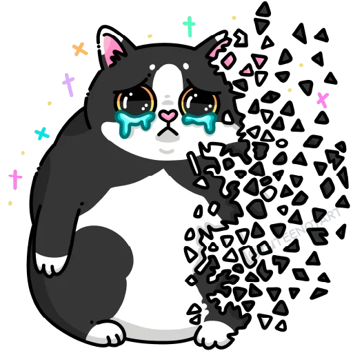 🐱 Стикер «cute cat (no text)» для Telegram