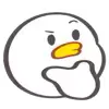 🤔 Эмодзи «🐤 Cute chick - гусь и цыплёнок» для Telegram