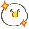 ✨ Эмодзи «🐤 Cute chick - гусь и цыплёнок» для Telegram