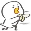 😠 Эмодзи «🐤 Cute chick - гусь и цыплёнок» для Telegram