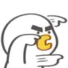 😡 Эмодзи «🐤 Cute chick - гусь и цыплёнок» для Telegram