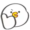👍 Эмодзи «🐤 Cute chick - гусь и цыплёнок» для Telegram