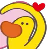 ❤️ Эмодзи «🐤 Cute chick - гусь и цыплёнок» для Telegram