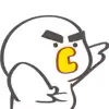 😡 Эмодзи «🐤 Cute chick - гусь и цыплёнок» для Telegram