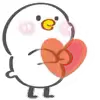 ❤️ Эмодзи «🐤 Cute chick - гусь и цыплёнок» для Telegram