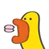 🍪 Эмодзи «🐤 Cute chick - гусь и цыплёнок» для Telegram