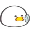 😮‍💨 Эмодзи «🐤 Cute chick - гусь и цыплёнок» для Telegram