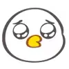 🥺 Эмодзи «🐤 Cute chick - гусь и цыплёнок» для Telegram