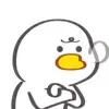 😮‍💨 Эмодзи «🐤 Cute chick - гусь и цыплёнок» для Telegram