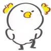 😤 Эмодзи «🐤 Cute chick - гусь и цыплёнок» для Telegram