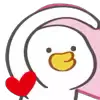 ❤️ Эмодзи «🐤 Cute chick - гусь и цыплёнок» для Telegram