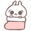 ✨ Эмодзи «💕 Christmas bunny» для Telegram