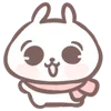 ❄️ Эмодзи «💕 Christmas bunny» для Telegram