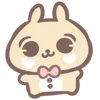 🌟 Эмодзи «💕 Christmas bunny» для Telegram
