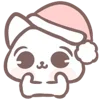 💕 Эмодзи «💕 Christmas bunny» для Telegram