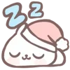 😴 Эмодзи «💕 Christmas bunny» для Telegram