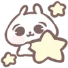 ⭐️ Эмодзи «💕 Christmas bunny» для Telegram