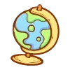 🌏 Эмодзи «Cute Doodle 1» для Telegram