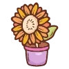 🌻 Эмодзи «Cute Doodle 2» для Telegram