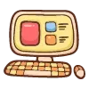 💻 Эмодзи «Cute Doodle 2» для Telegram