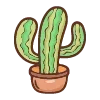 🌵 Эмодзи «Cute Doodle 2» для Telegram