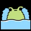 😭 Эмодзи «() Cute Frog» для Telegram